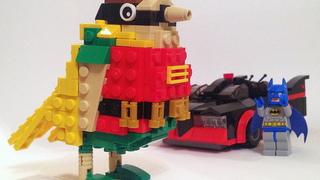 Lego Batman's New Sidekick: A Literal Lego Robin